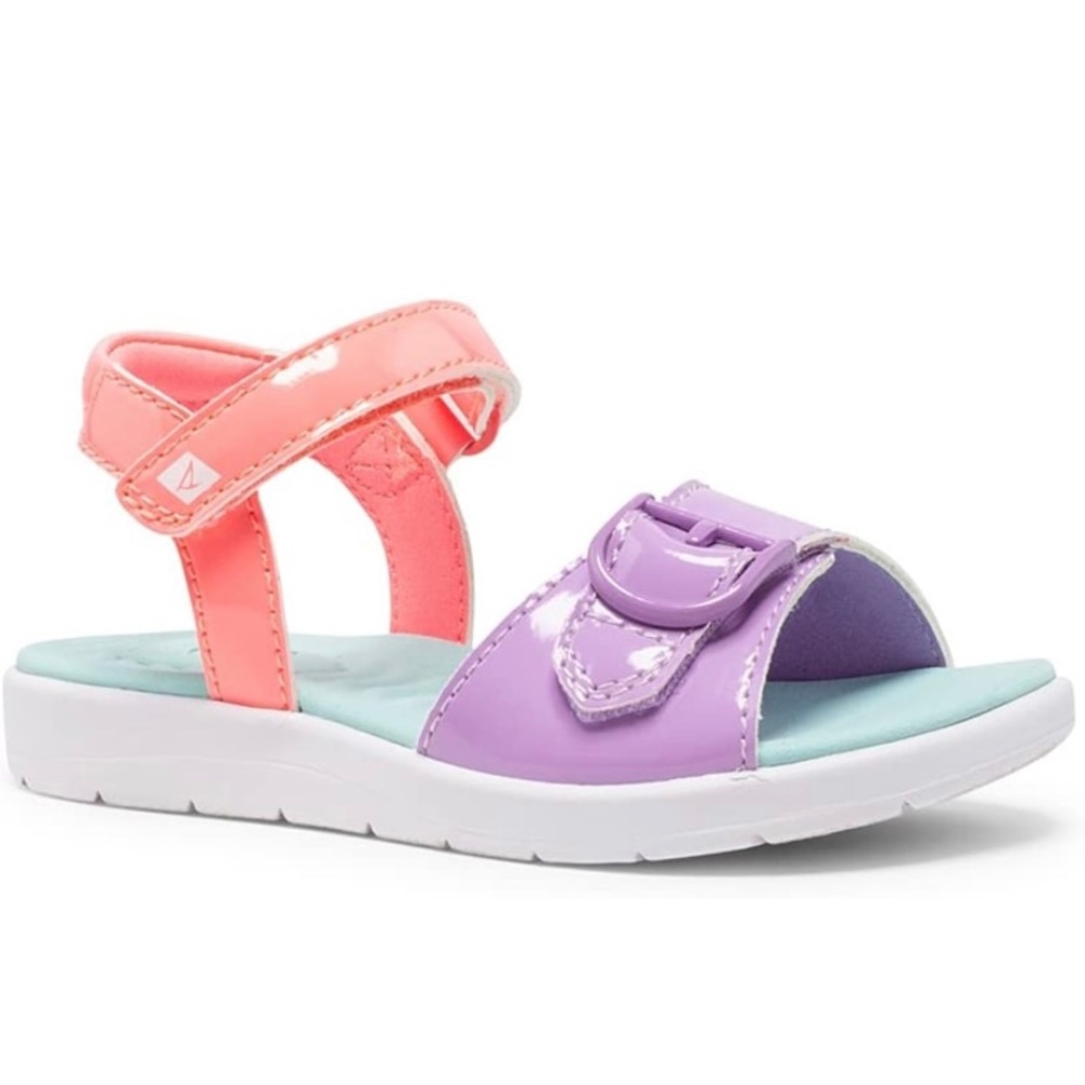 Sperry Topsider Toddler/Girl Plushwave Strap Sandal Shoe Size 7 & 8